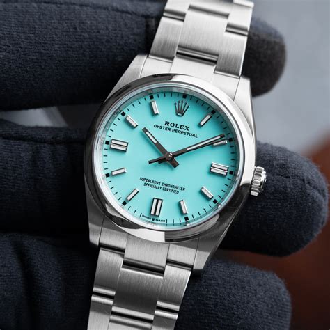 rolex turquoise dial oyster perpetual|Rolex Oyster Perpetual sale.